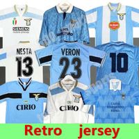 Wholesale lazio Retro soccer jerseys NEDVED SIMEONE SALAS GASCOIGNE home away football shirt VERON CRESPO NESTA