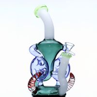 Wholesale 9 Spiral Horns Dab Rig with Bent Neck Hookahs