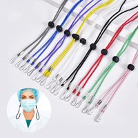 Wholesale Mask Hanging Rope Student Hanging Mask Chain Anti slip Adjustable Braid String Extension Neck Band Lanyard Anti Lose Hats Cord OOA9119