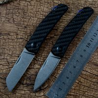Wholesale ZeroTolerance ZT0230 Slip Joint carbon fibre G10 Handle Stainless steel Blade Pocket Knives for Survival EDC camping folding knife