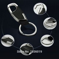Wholesale Keychains Car styling Leather Key Chain Car Ring For Hyundai Elantra Ix35 Solaris Accent I30 Ix25 Tucson I20 I40 Accessories