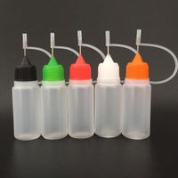 Wholesale Factory Price ml oz Plastic Dropper Bottles With Needle Caps Safe Tips For E Cig CE4 Protank Vapor Vape Liquid