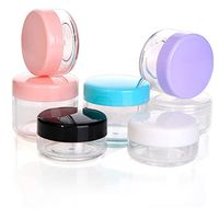 Wholesale Plastic Containers g Wax Oil Container Jars Empty Travel Mini Jar Case Small Cosmetic Pot With Lid Face Cream Lip Balm Bottle YFA2549