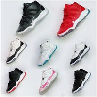 Wholesale Cheap new women Jumpman XI low tops basketball shoes s White Red Pink Blue Snakeskin youth kids flights sneakers for sale Size