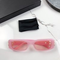 Wholesale New Women Fashion Sunglasses Butterfly Frame Rimless Glasses UV400 Protection Top Quality Noble Style Eyewear With Case