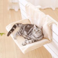 Wholesale Cat Beds Furniture Bed Removable Window Sill House Lounge Hammocks Radiator For Cats Hanging Soft Cushion Pet Mat Hammock Sofa