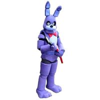Wholesale 2018 High quality Five Nights at Freddy FNAF Toy Creepy Purple Bunny mascot Costume Suit Halloween Christmas Birthday Dress