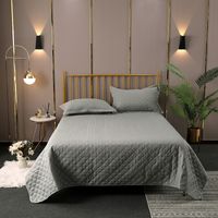 Wholesale Bedding Sets Bed Linen Set Pure Color Cover Bedspread Mattress Blanket Flat Sheets Pillow Case Home Textile