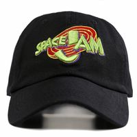Wholesale Movie Space Jam Baseball Cap Fashion Curved Chapeau Dad Hats Casquette Brand Snapback Hip Hop Bone Men Women