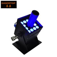 Wholesale 12x3w LED High brightness RGB in1 Easy Multi Angle Small LED CO2 Jet Machine DMX Powercon w DJ LED Co2 Cannon For Stage Effect