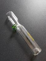 Wholesale Glass Pyrex Tobacco Pipes Cute Tube Hand Glass Pipes For Dab Rigs Smoking Pipe Glass Bubbler