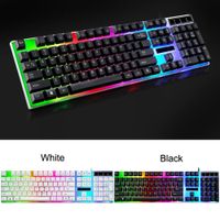 Wholesale Hot Selling Computer keyboard Backlight game desk type domestic luminescent machine touch notebook USB wired Mechanical Gaming Keyboard