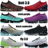 Wholesale New arrival fly running shoes mens noble red china hoop dreams south beach black snakeskin triple white knit womens sneakers