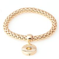 Wholesale 12pcs Trend Jewelry Charm Bracelet mm Ginger Snaps on Jewelry Snap Button Bracelet LY099