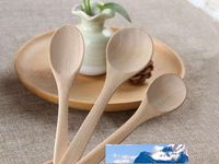 Wholesale Wood Soup Spoon Mini Wooden Teaspoon Utensil Coffee Ice Cream Factory price expert design Quality Latest Style Original Status