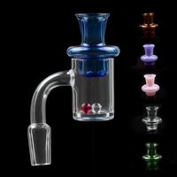 Wholesale Smoking Accessories mm Quartz Banger Set with Spinning Carb Cap Terp Pearl Ball Insert Domeless Bucket for Glass Bong
