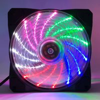 Wholesale Fans Coolings TOP F12025 mm PC Cooling Fan Quiet RGB Cooler Desktop Connector V For Computer Case Power Supply