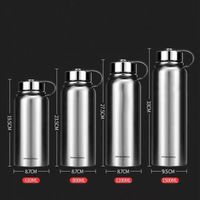 Wholesale Amazon Outdoor Jogging Sport Insulated Thermos Bottles Vacuum Flasks Double Wall Space Stainless Steel Drinking Water Bottle