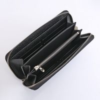 Wholesale Plaid pattern fashion new famous unisex long wallet PU leather six color support generation delivery