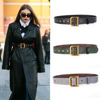 Wholesale 2020 designer belt genuine leather belts for women high quality fashion waist D buckle ceinture femme plus size