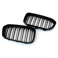 Wholesale Replacement F20 LCI Front Bumper Grille For series ABS Dual Slat Glossy Black Mesh Kidney Grilles