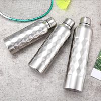 Wholesale Factory Supply L Natural Color Trip Traveling GYM Fitness Bottles Stainless Steel Office Drinking Juice Water Bottle