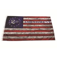 Wholesale 2nd Amendment Vintage American Flag Outdoor Banner Flag cm cm Polyester Custom USA College Basketball Flags CYZ2769