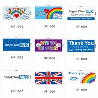 Wholesale UK Home Wall Banner Flags Thank You NHS Flag United Kingdom Rainbow Printed Flags cm by kingroom RRA3547