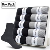 Wholesale Men s Socks Pairs Box Pack Business Men Bamboo High Quality Classic Long For Summer Winter Mens Dress Sock Size US