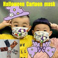 Wholesale Halloween Christmas Cartoon Kid Adult Designer Face Masks Fashion Child layer Disposable Mask Protective Boys Girls Mascarilla in stock