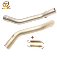 Wholesale Motorcycle Exhaust System Escape Muffler Mid Tube Link Pipe For ZX6R ZX10R