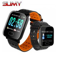 Wholesale Slimy A6 Smart Watch Heart Rate Monitor Sport Fitness Tracker Sleep Monitor Waterproof Sport Smartwatch for IOS Android Phone