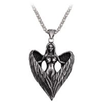 Wholesale Pendant Necklaces Angel Naked Female Lucky Lady Free Love Amulet Necklace Men Ladies Wear Wedding Jewelry Gift