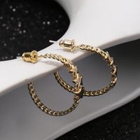 Wholesale Stud S925 ELEGANCE11 Fashion Gold Earrings Spiral Design Ring Defects Beautiful Texture Classic Women s Decorative Jewelry Big Loop