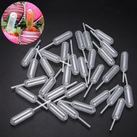 Wholesale 100pcs ml Disposable Pipettes Transfer Pipettes Dropper for Strawberry Cupcake Ice Cream Chocolate Cake Toppers Plastic Squeeze
