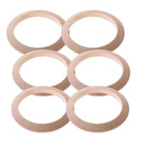 Wholesale Bangle Pieces mm Width Natural Unfinished Round Wooden Bracelet DIY Wood Craft Jewelry