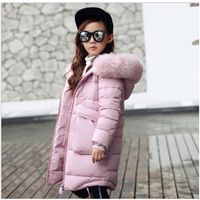 2020 New Fashion Children Winter Jacket Girl Winter Coat Kids Warm Thick Fur Collar Hooded long down Coats For Teenage 4Y 14Y 2020 New Fashion Children Winter Jacket Girl Winter Coat Kids Warm Thick Fur Collar Hooded long down Coats For Teenage 4Y 14Y