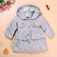 Wholesale Sweaters Cute Beige Color New Baby Girl Autumn Winter Hooded Warm Coat Childrens Kids Hot drop shipped OB18IVGU Deals