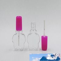 Wholesale 6ml plastic nail polish bottle water based plum blossom shaped small empty with brush Factory price expert design Quality Latest Style Original Status