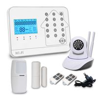 Wholesale Alarm Systems Wireless Home Security System MHz GSM WIFI PSTN Smart DIY Kits Burglar With Full Touch Screen