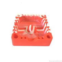 Wholesale Silicone And Heat Ashtray Station Resistant Dab Smoke Bin Cigarette Cigar Pipe Holder