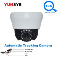 Wholesale Cameras YUNSYE CCD TVL PTZ Dome Camera Automatic Track Speed X Zoom Indoor CCTV Surveillance1