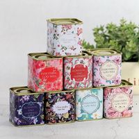 Wholesale NEWNEW Metal Portable vintage Tea Tins Lids Container Gifts Wrap Boxes for wedding birthday company gift package RRB13320