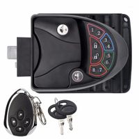 Wholesale RV Keyless Entry Door Lock Latch Handle Knob Deadbolt for Trailer Caravan Camper with Keypad Fob1
