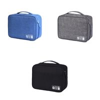 Wholesale Storage Bags Waterproof Bag Multifunction Portable Big Capacity USB Charger Data Cable Electronics Case Travel Organizer