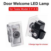 Wholesale 2pcs Car Door Welcome Lamp Projection LED Light for Tesla MODEL X S Light Accessory