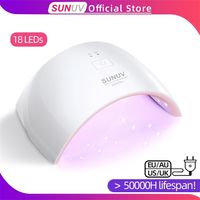 Wholesale SUNUV SUN9c Plus W UV Light LED Nail Dryer UVLED Gel Lamp Arched Shaped Lamps for Art Perfect Thumb Drying Solution