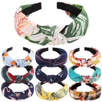 Wholesale Headbands Styles Winter Headband For Women girls T Striped Band Pattern Print Hair Accessories Party Favor Kit Head Wraps