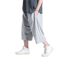 Wholesale clothing ufacturers cotton men s shorts blank OEM elastic waist