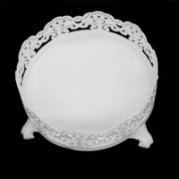 Wholesale Other Bakeware Wedding Party Dessert Display Cupcake Single Layer Home Handmade Decorative Fruit Plate Iron Candy Vintage Cake Stand Kitchen